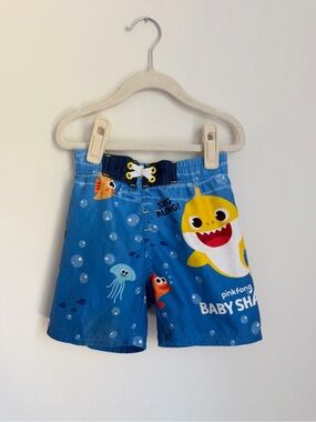 Pinkfong Baby Shark Swim Trunks (Size 2/3)